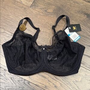 Glamorise Elegant Black Lace Bra